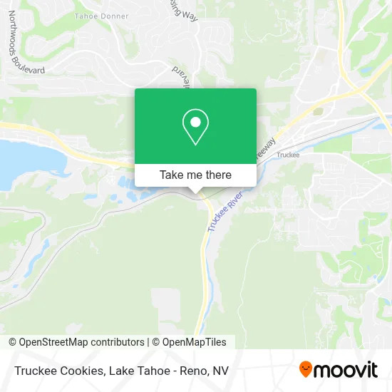 Truckee Cookies map