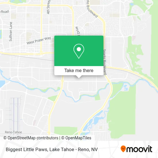 Biggest Little Paws map