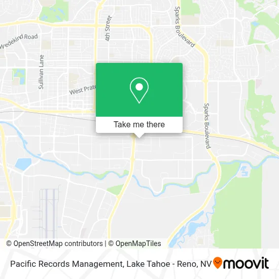 Pacific Records Management map