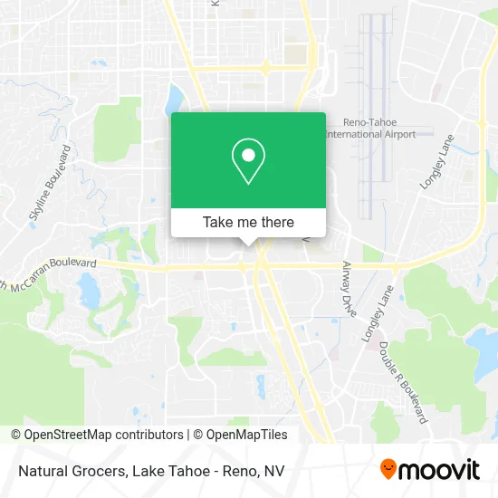 Natural Grocers map
