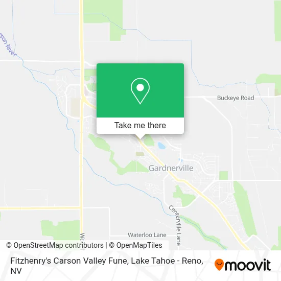 Fitzhenry's Carson Valley Fune map