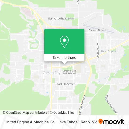 United Engine & Machine Co. map