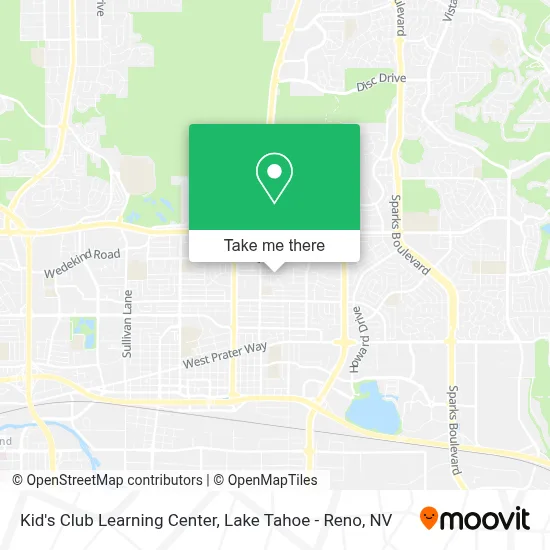Kid's Club Learning Center map