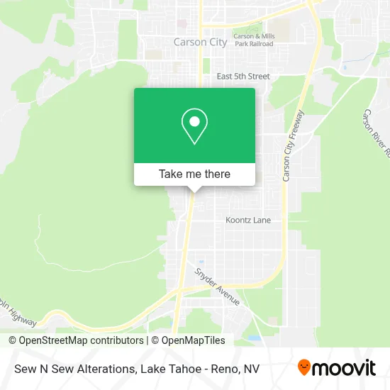 Sew N Sew Alterations map