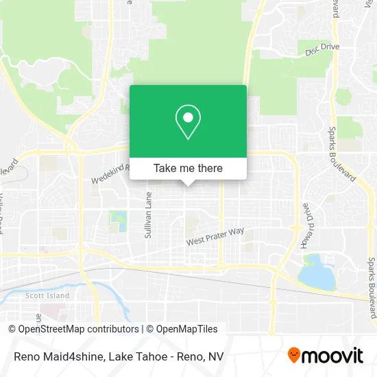 Reno Maid4shine map