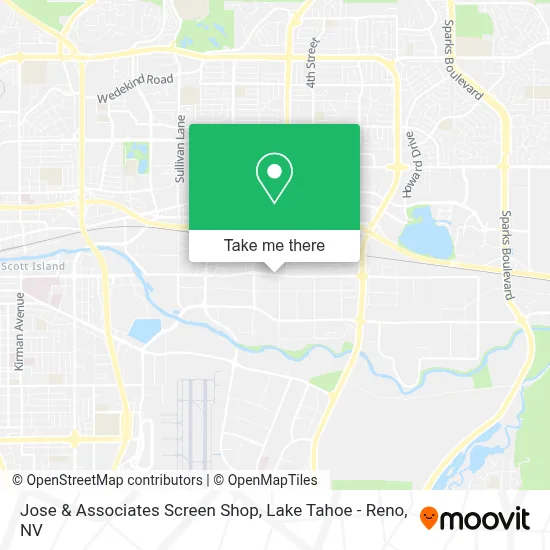 Jose & Associates Screen Shop map