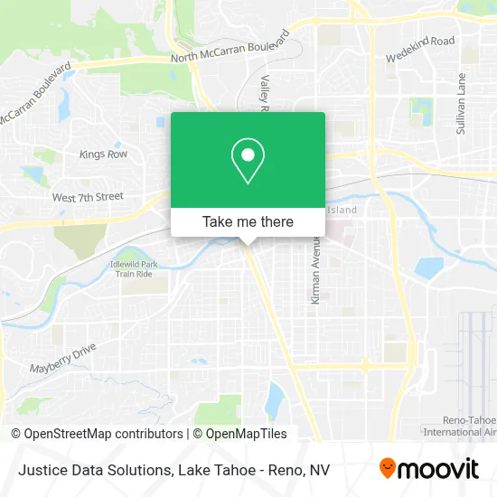 Justice Data Solutions map
