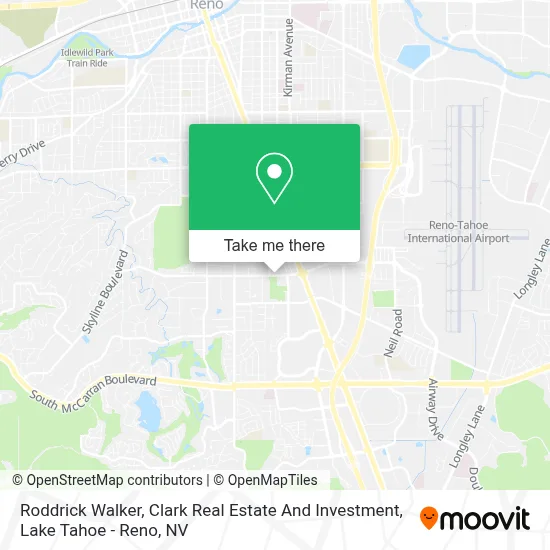 Roddrick Walker, Clark Real Estate And Investment map