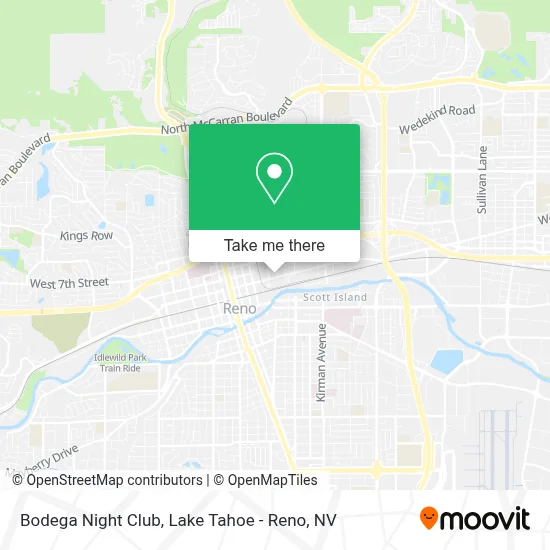 Bodega Night Club map
