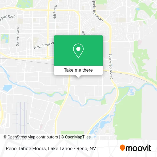 Reno Tahoe Floors map
