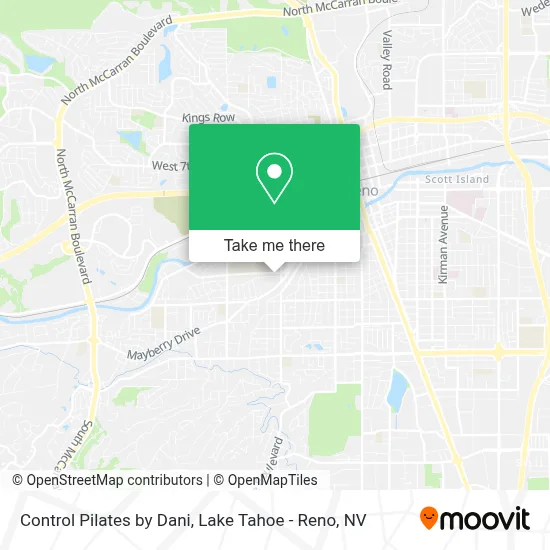 Control Pilates by Dani map