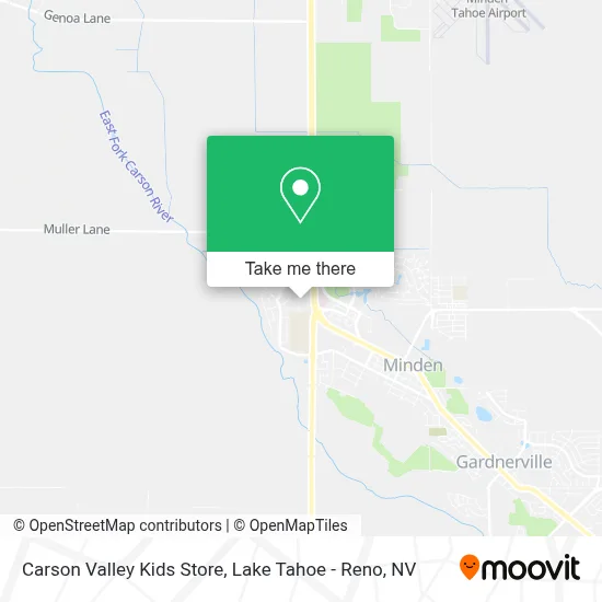 Carson Valley Kids Store map