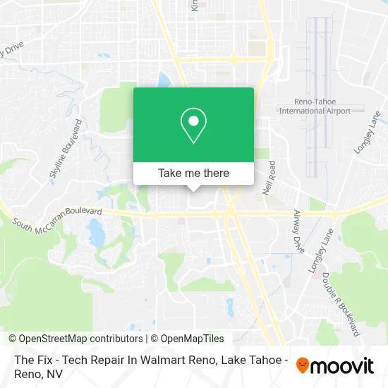 The Fix - Tech Repair In Walmart Reno map