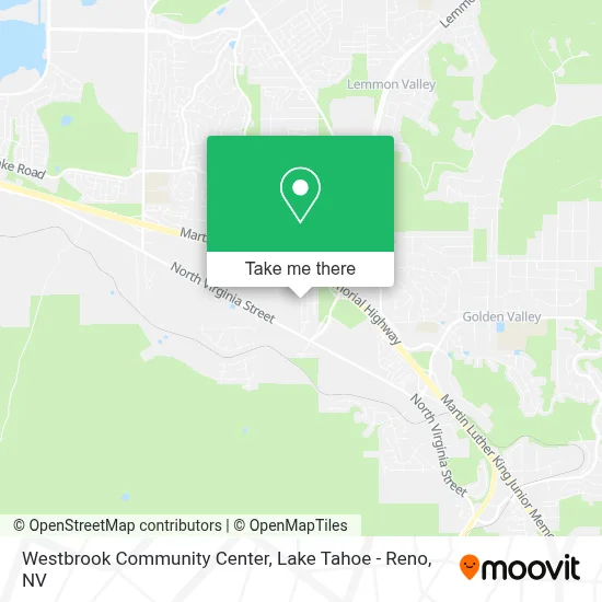 Westbrook Community Center map