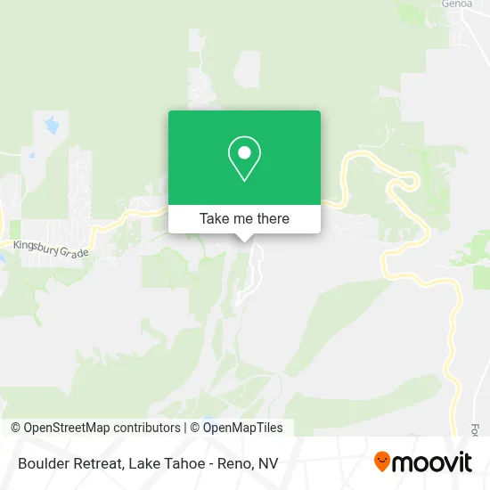Boulder Retreat map