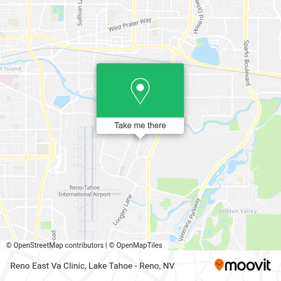 Reno East Va Clinic map