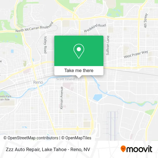 Zzz Auto Repair map