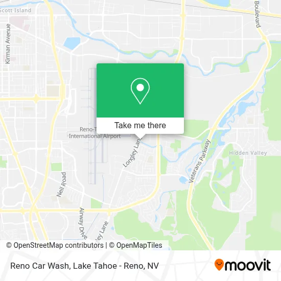 Reno Car Wash map