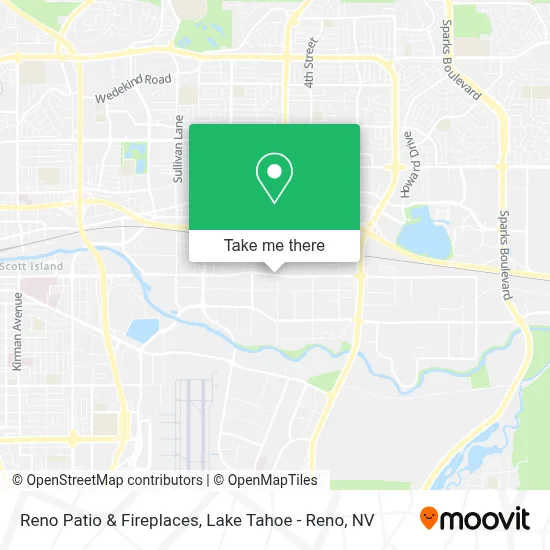 Reno Patio & Fireplaces map