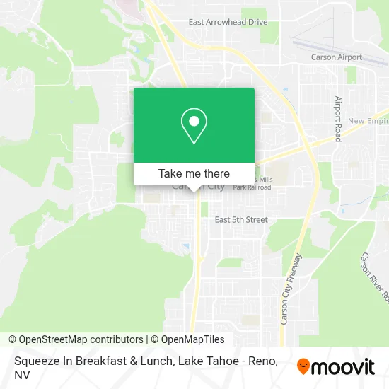 Squeeze In Breakfast & Lunch map
