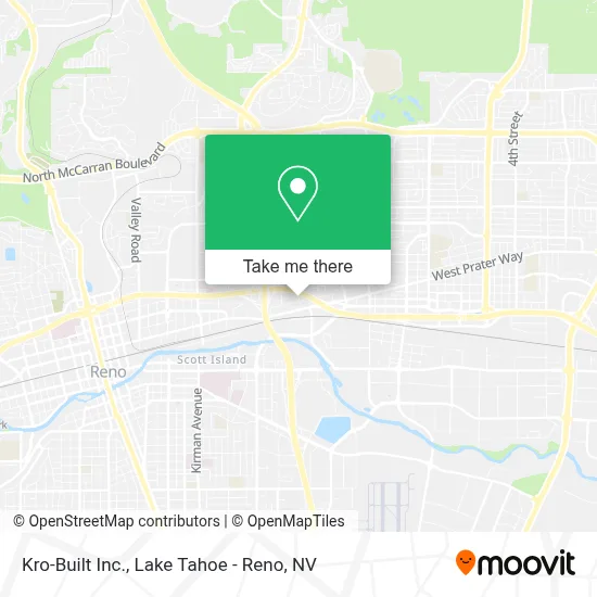 Kro-Built Inc. map