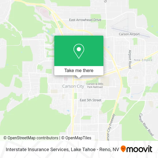 Interstate Insurance Services map
