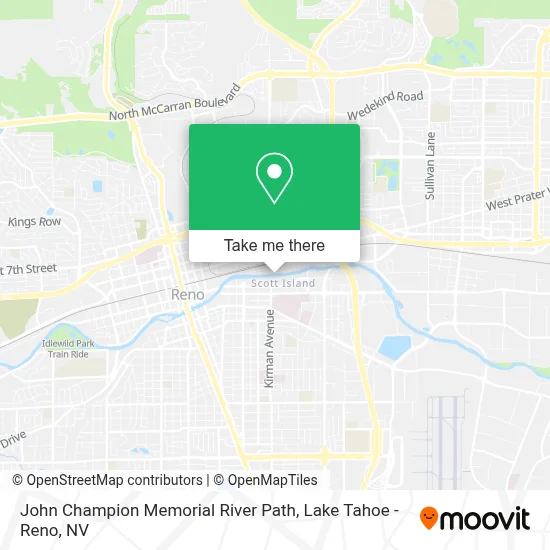 John Champion Memorial River Path map