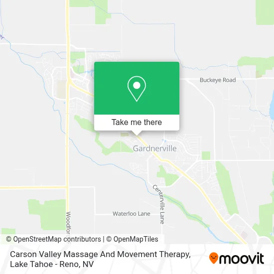 Carson Valley Massage And Movement Therapy map