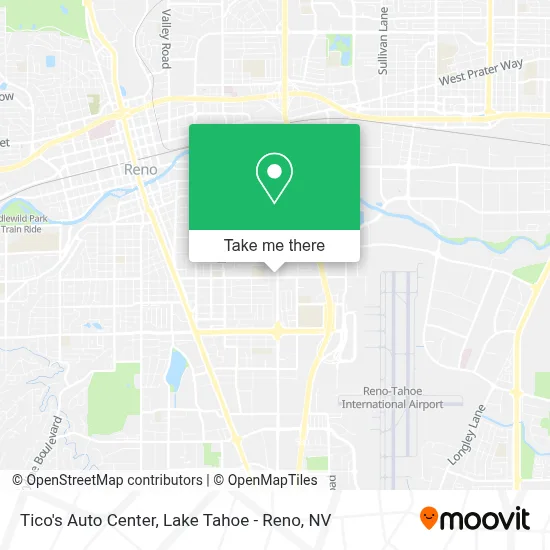 Tico's Auto Center map