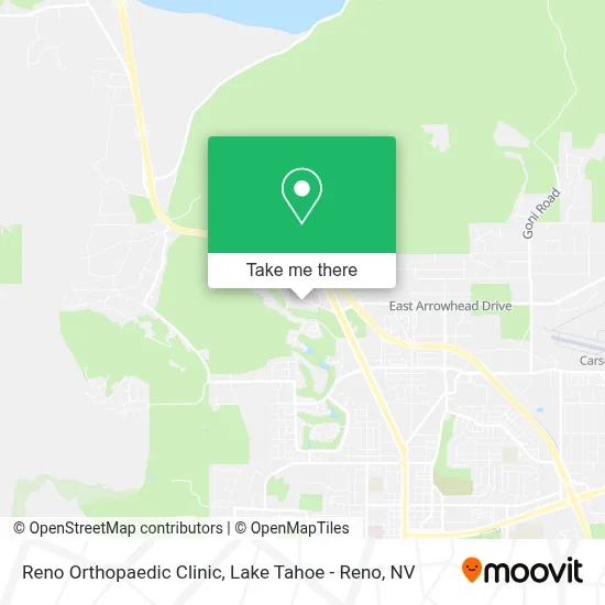 Reno Orthopaedic Clinic map