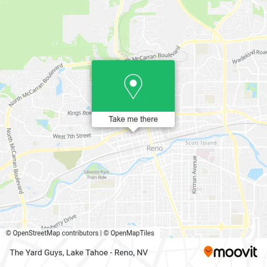 The Yard Guys map