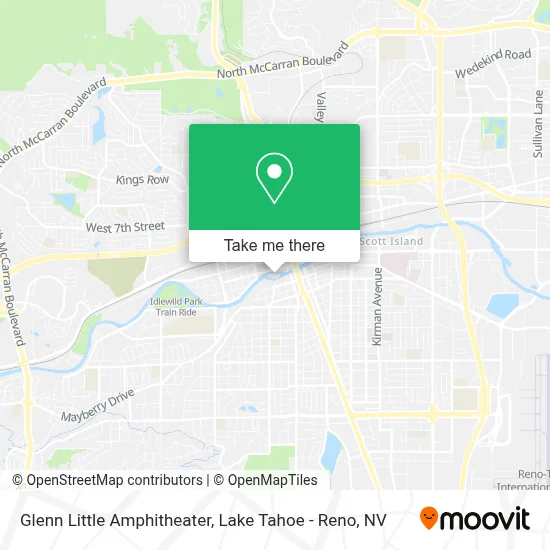 Glenn Little Amphitheater map