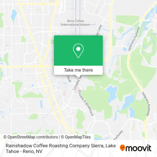Rainshadow Coffee Roasting Company Sierra map