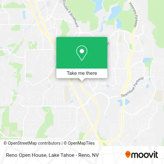 Reno Open House map