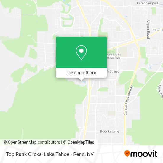 Top Rank Clicks map