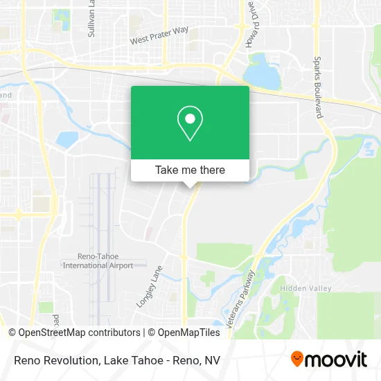Reno Revolution map
