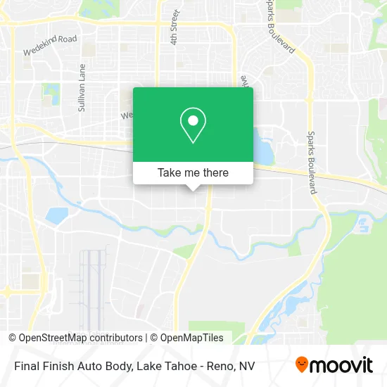 Final Finish Auto Body map