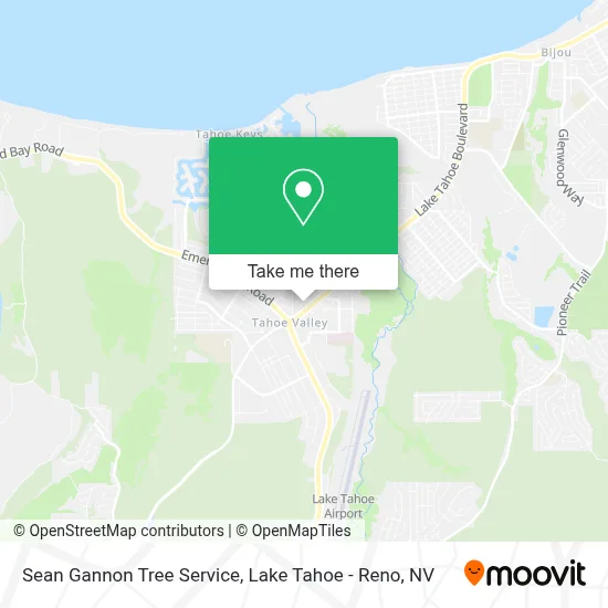 Sean Gannon Tree Service map