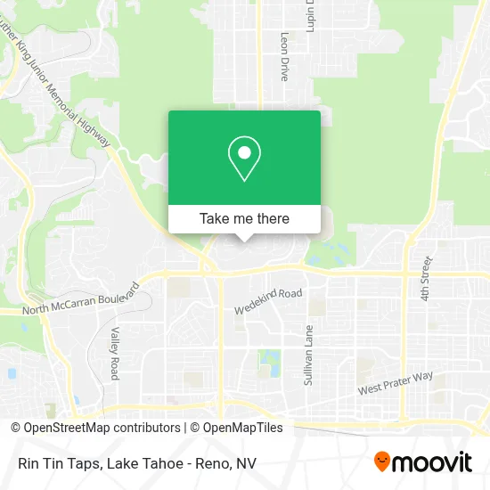Rin Tin Taps map
