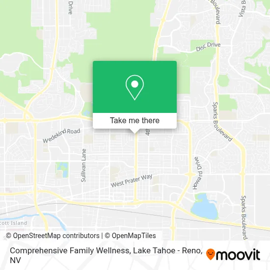 Comprehensive Family Wellness map