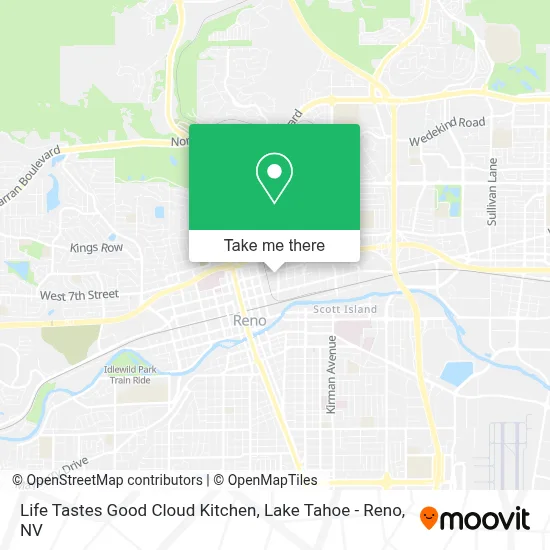 Life Tastes Good Cloud Kitchen map