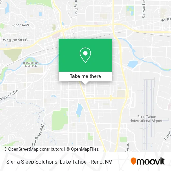 Sierra Sleep Solutions map
