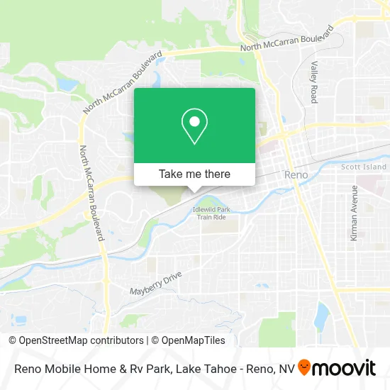 Reno Mobile Home & Rv Park map