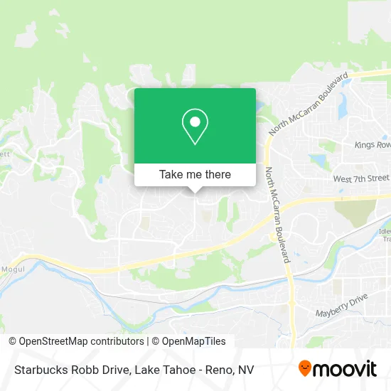 Starbucks Robb Drive map