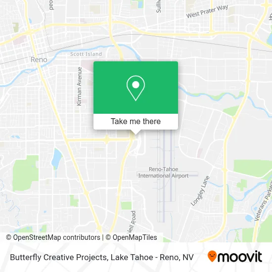 Butterfly Creative Projects map