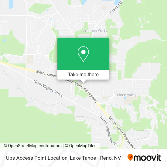 Ups Access Point Location map