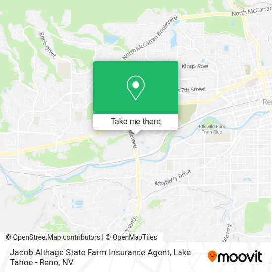 Jacob Althage State Farm Insurance Agent map