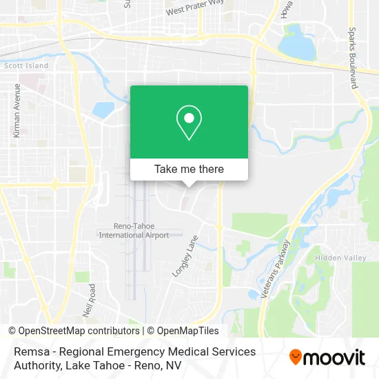 Remsa - Regional Emergency Medical Services Authority map