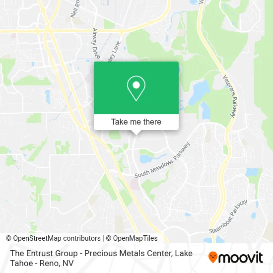The Entrust Group - Precious Metals Center map
