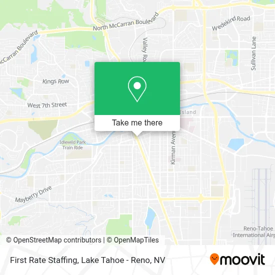 First Rate Staffing map